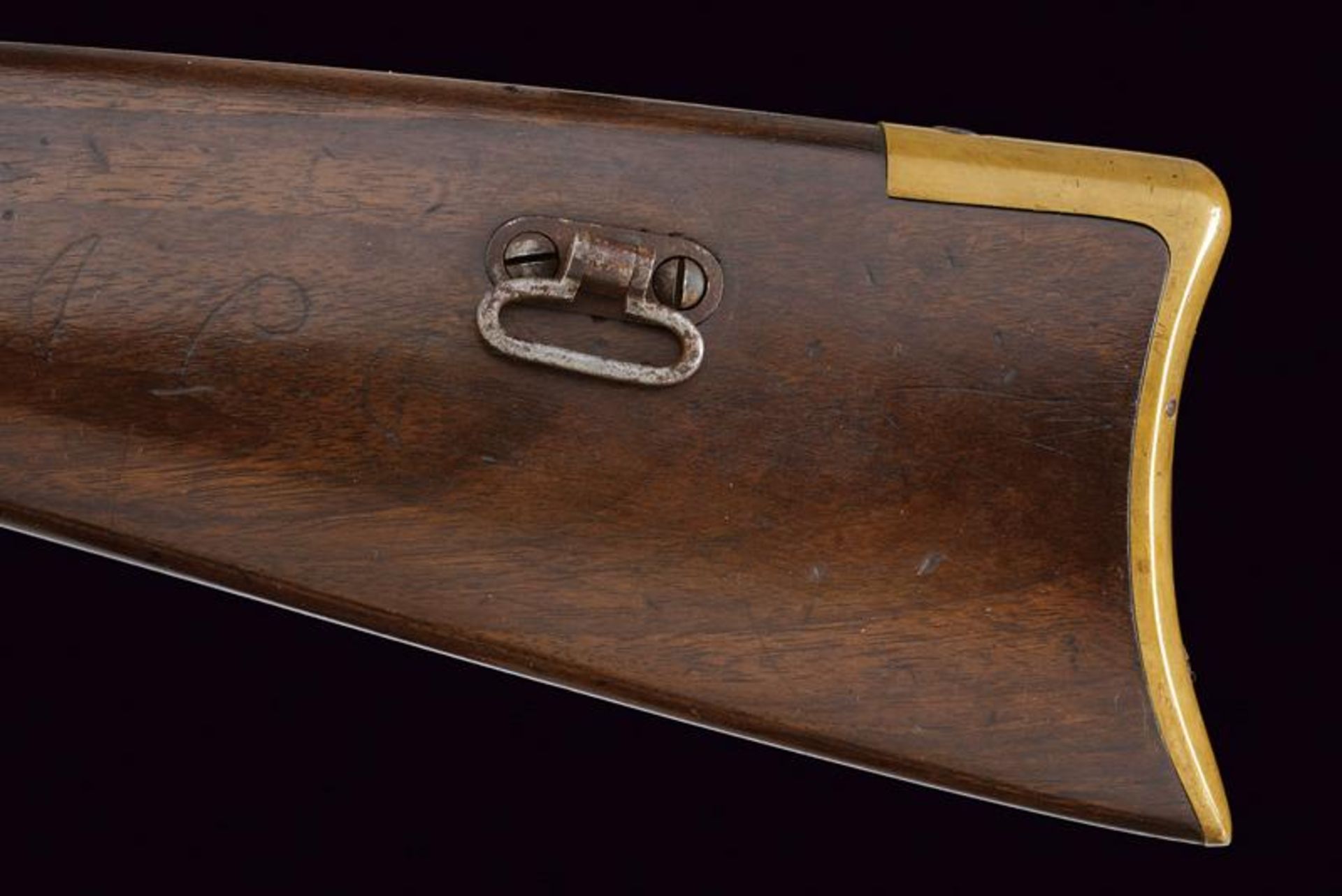 A rare Brass Frame Henry Rifle - Bild 9 aus 11