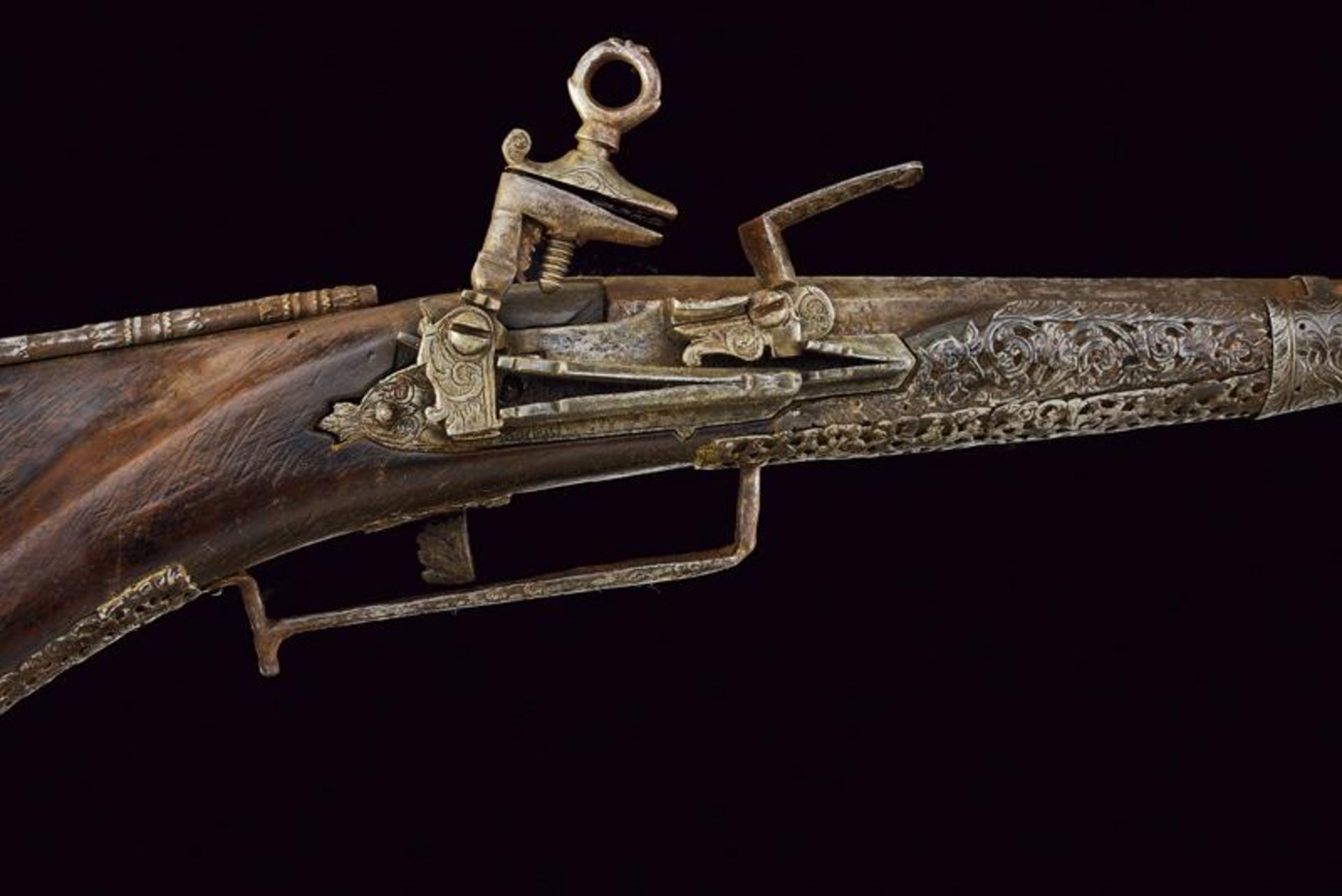 A miquelet flintlock gun - Image 3 of 10