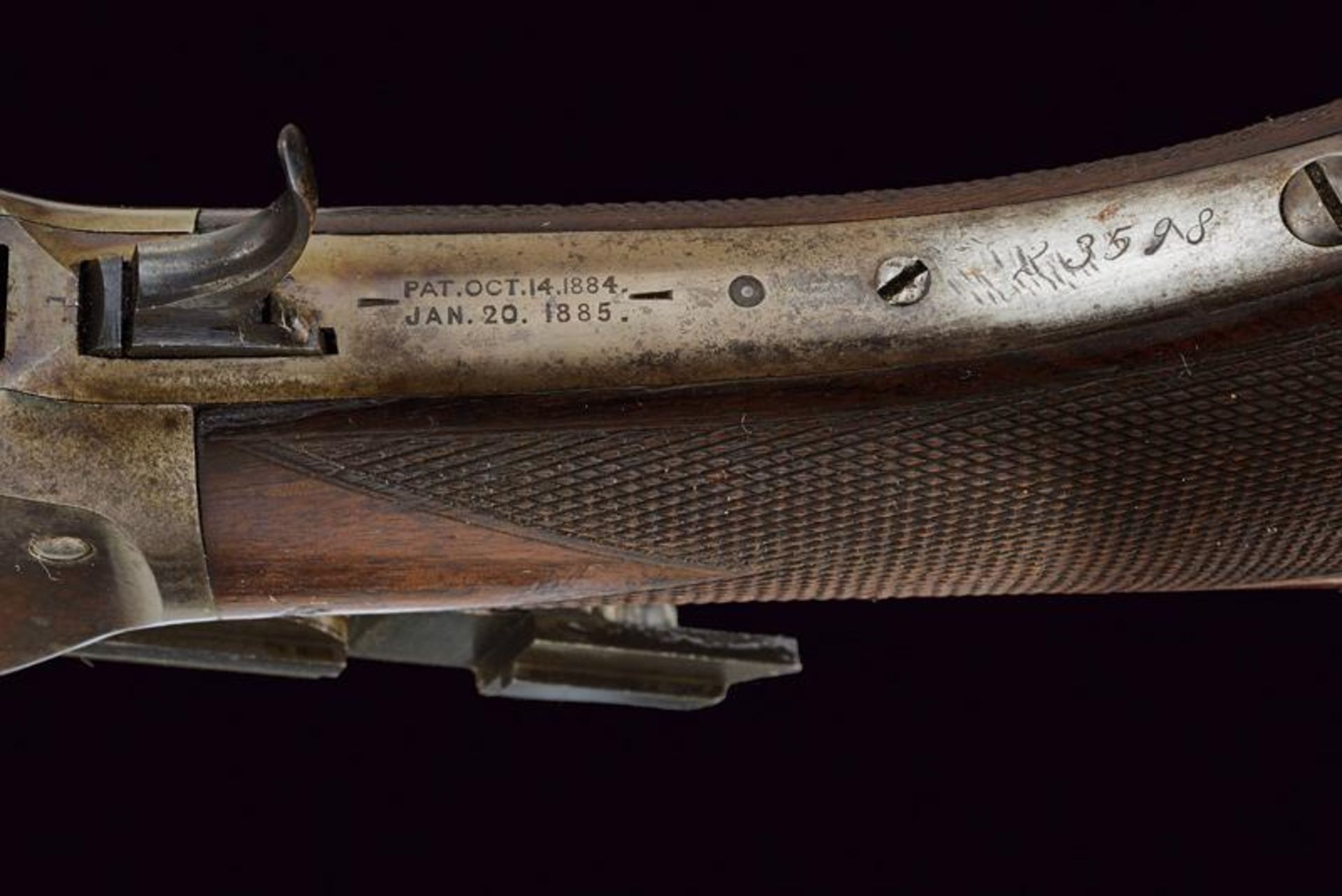 A Winchester Model 1886 Rifle - Bild 5 aus 10