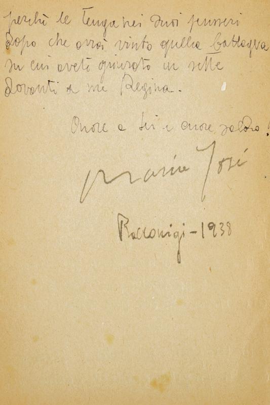 Maria Jose of Belgium - A volume with inscription - Image 6 of 8