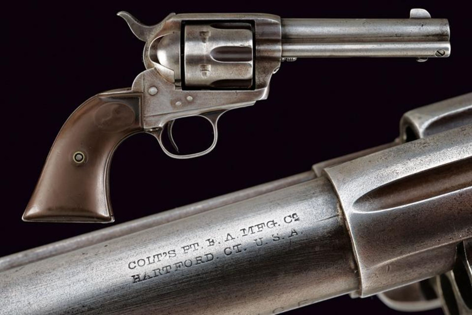 A Colt Single Action Army Revolver