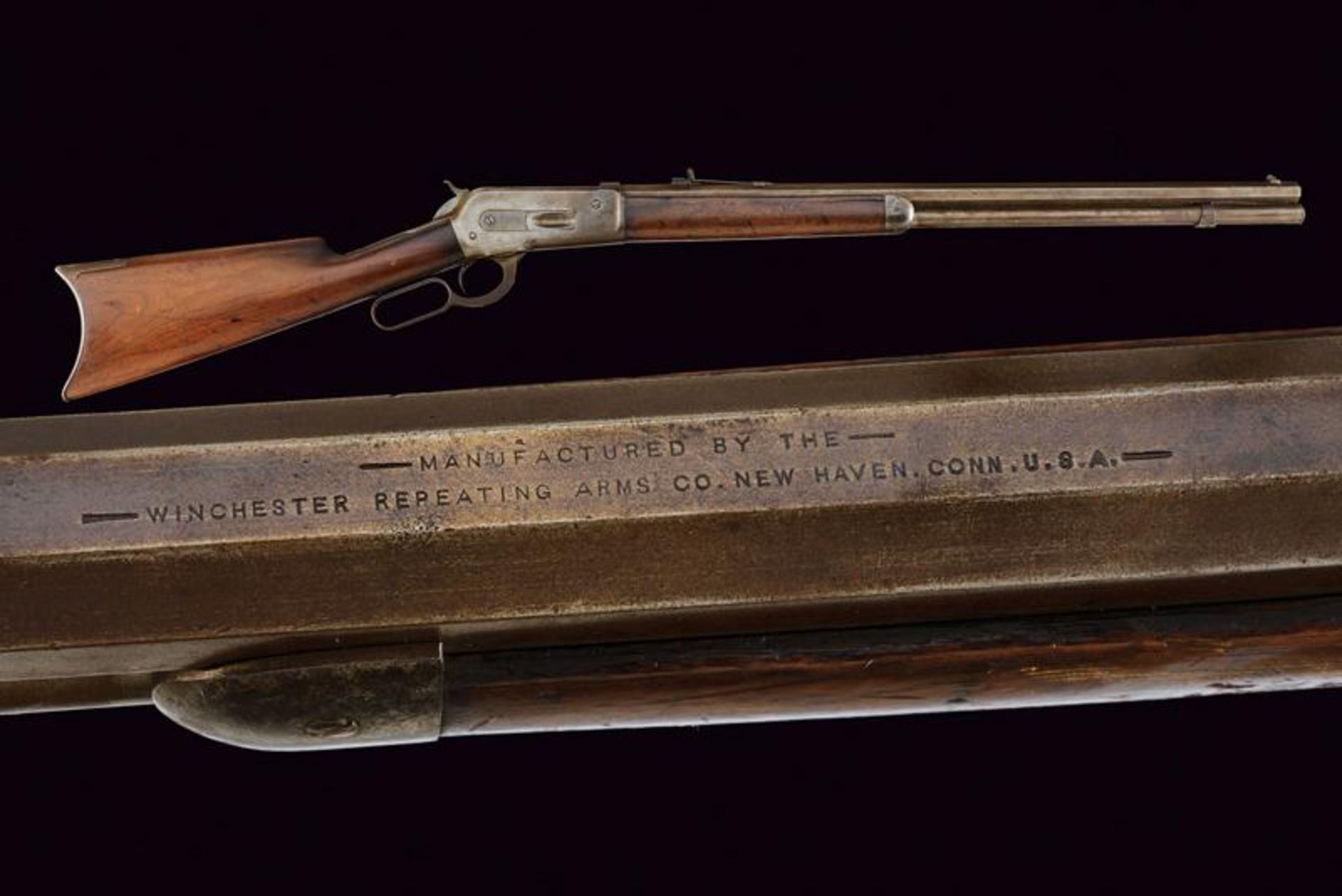 A Winchester Model 1886 Rifle