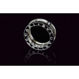 BULGARI B.zero 1 three-band ring in 18 kt white gold