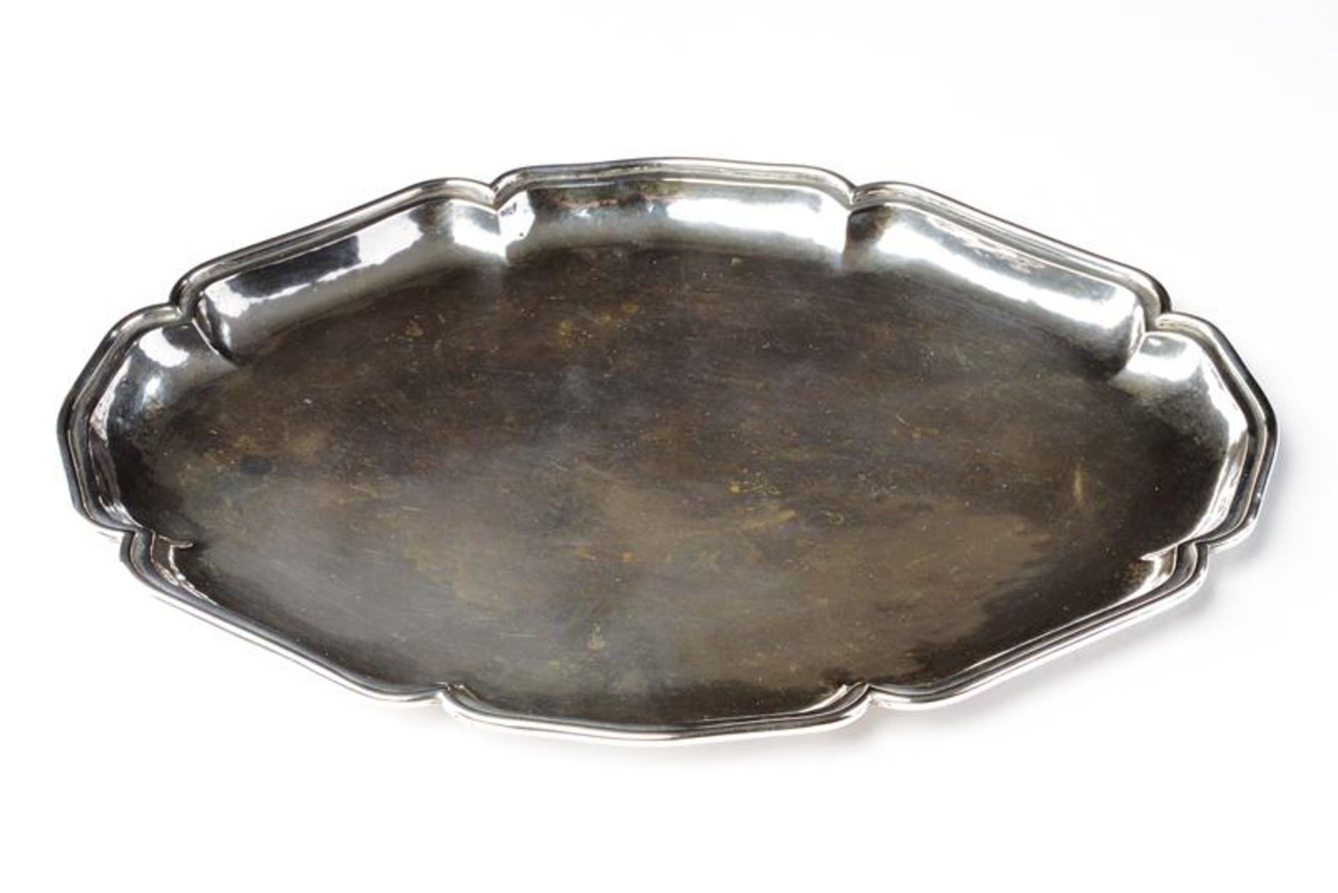 A silver tray - Image 3 of 3