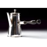 A silver 'egoiste' coffee pot