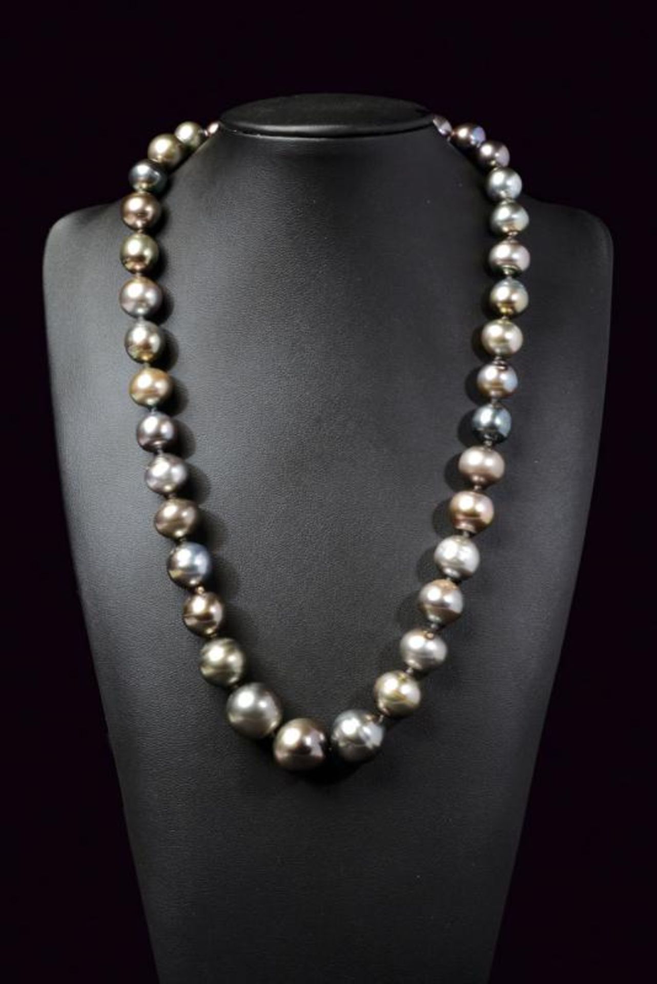 10-16 mm Tahitian baroque pearl necklace - Image 3 of 3