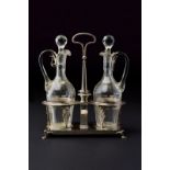 A silver cruet