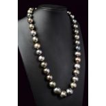 10-16 mm Tahitian baroque pearl necklace
