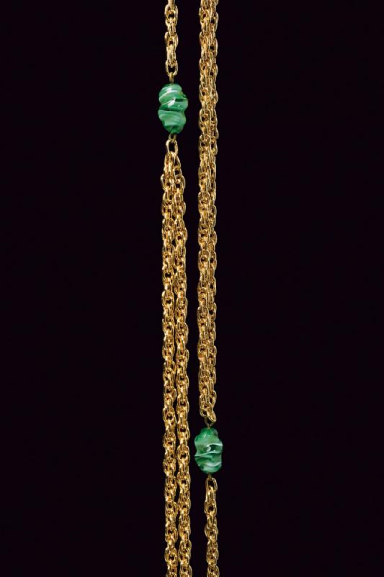Gold link chain necklace - Bild 2 aus 2