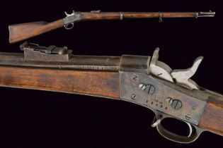 An 1867 model Carl Gustav rolling block rifle