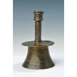A bronce candlestick