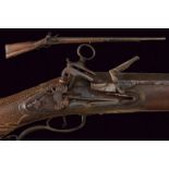 A rare miquelet flintlock wall gun