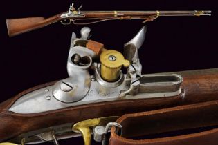 A rare officer's flintlock gun by Regnier