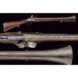 A flintlock blunderbuss