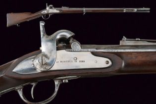 A very rare 1856 model percussion carbine for 'Bersaglieri'