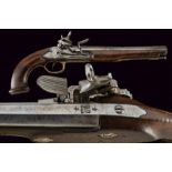 An officer's flintlock pistol