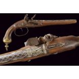 An interesting flintlock pistol