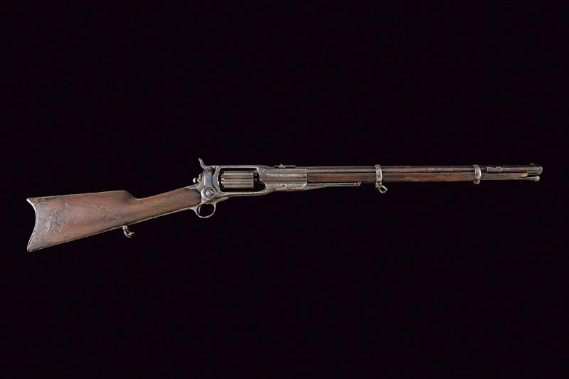 An interesting Colt 1855 Revolving Rifle - Image 7 of 7