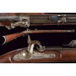 An 1851 model type percussion rifle