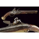 A flintlock pistol