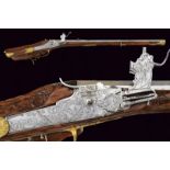 A beautiful wheel-lock rifle by Franz Xaver Zellner and Caspar Dilpp