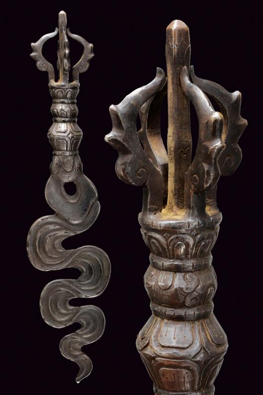 A Vajra flaming wisdom sword