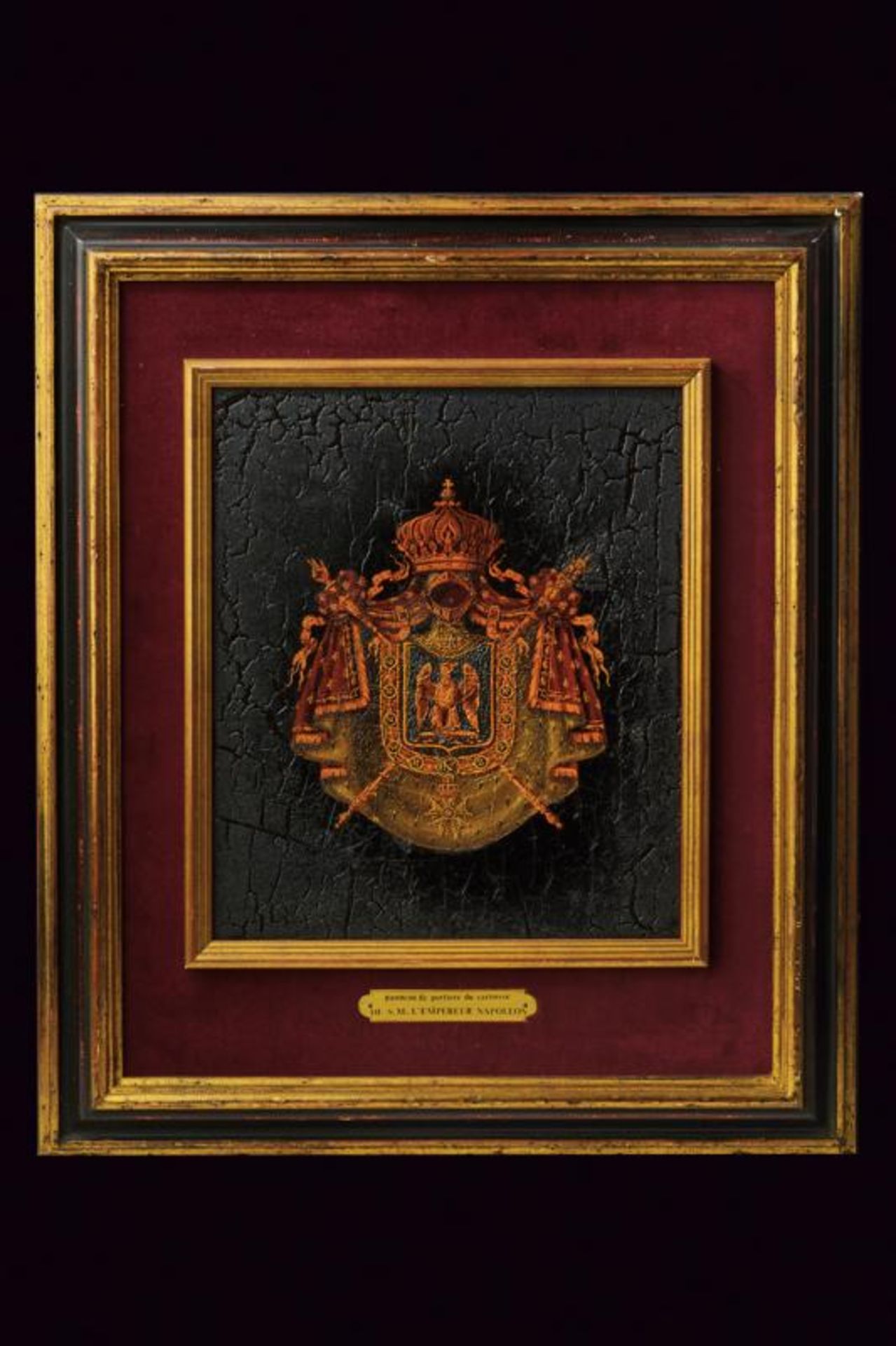 A coat of arms of the Napoleon's family