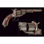 A Long Type Glisenti pinfire revolver
