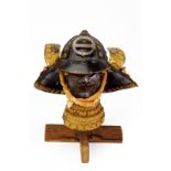 A scarce and fine model of Kabuto with menpo