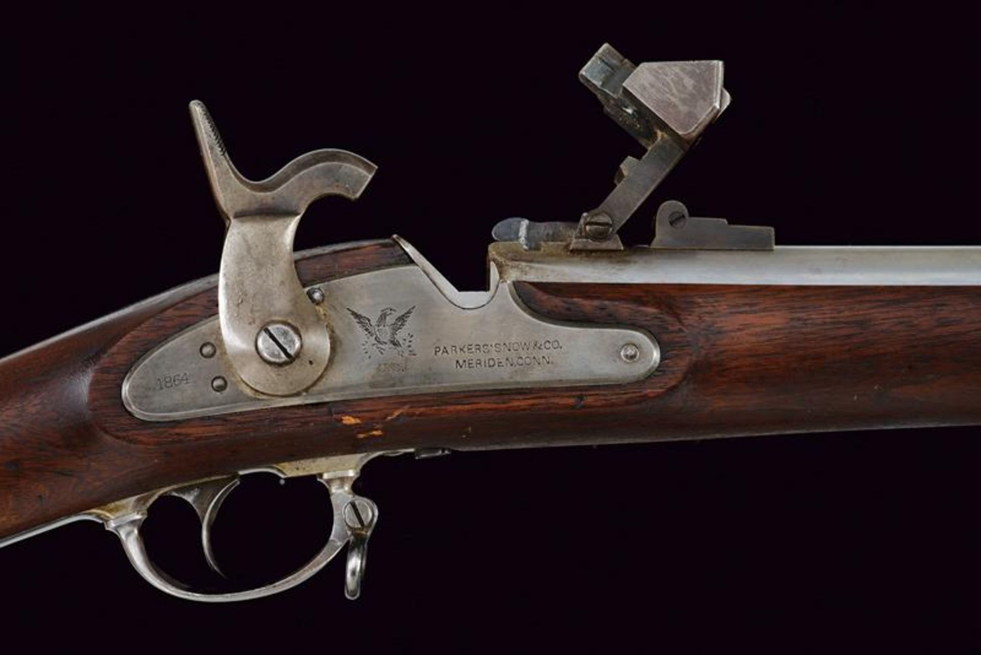 A 1861 model Miller 58 Caliber Conversion breech loading rifle - Bild 6 aus 11