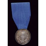 A silver medal for military bravery