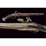 A flintlock pistol