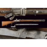 An 1854/67 model Wanzel system Jägerstutzen with bayonet