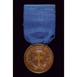 A bronze medal for military bravery