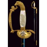 A sword for a knight of the Navy Order of Saint Stephen