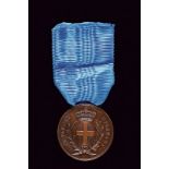 A bronze medal for military bravery
