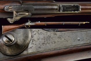An Enfield percussion rifle