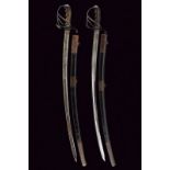 A pair of dueling sabres