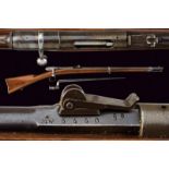 An 1870 model Vetterli cadet's rifle, with bayonet