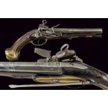 A flintlock pistol