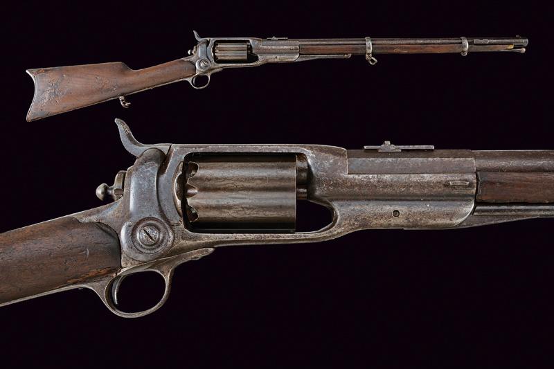 An interesting Colt 1855 Revolving Rifle