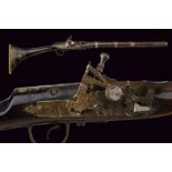 A rare boy's snaphaunce flintlock gun