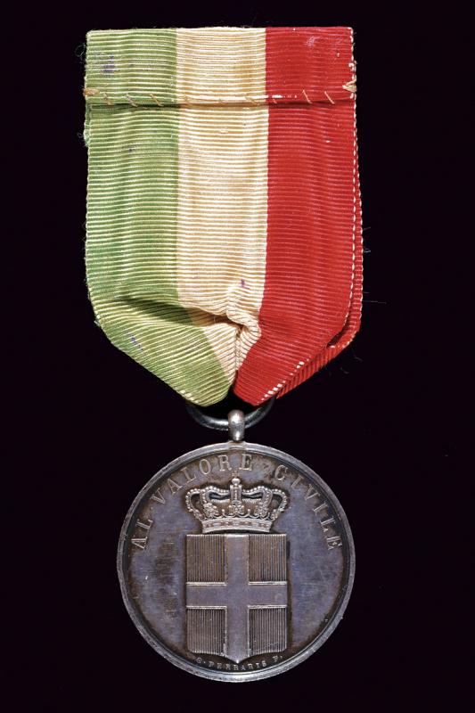 A silver medal for Civil Bravery