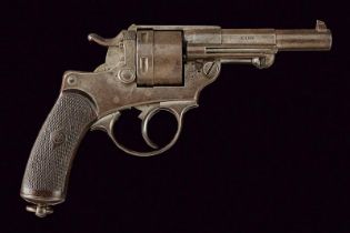 An 1873 model center fire revolver