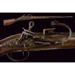 A very rare double system 'Montecuccoli' gun