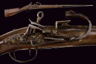 A very rare double system 'Montecuccoli' gun
