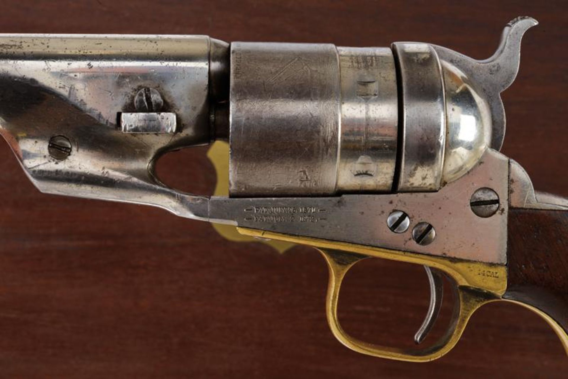 A rare Richard Conversion Colt 1860 model Army revolver - Bild 6 aus 10
