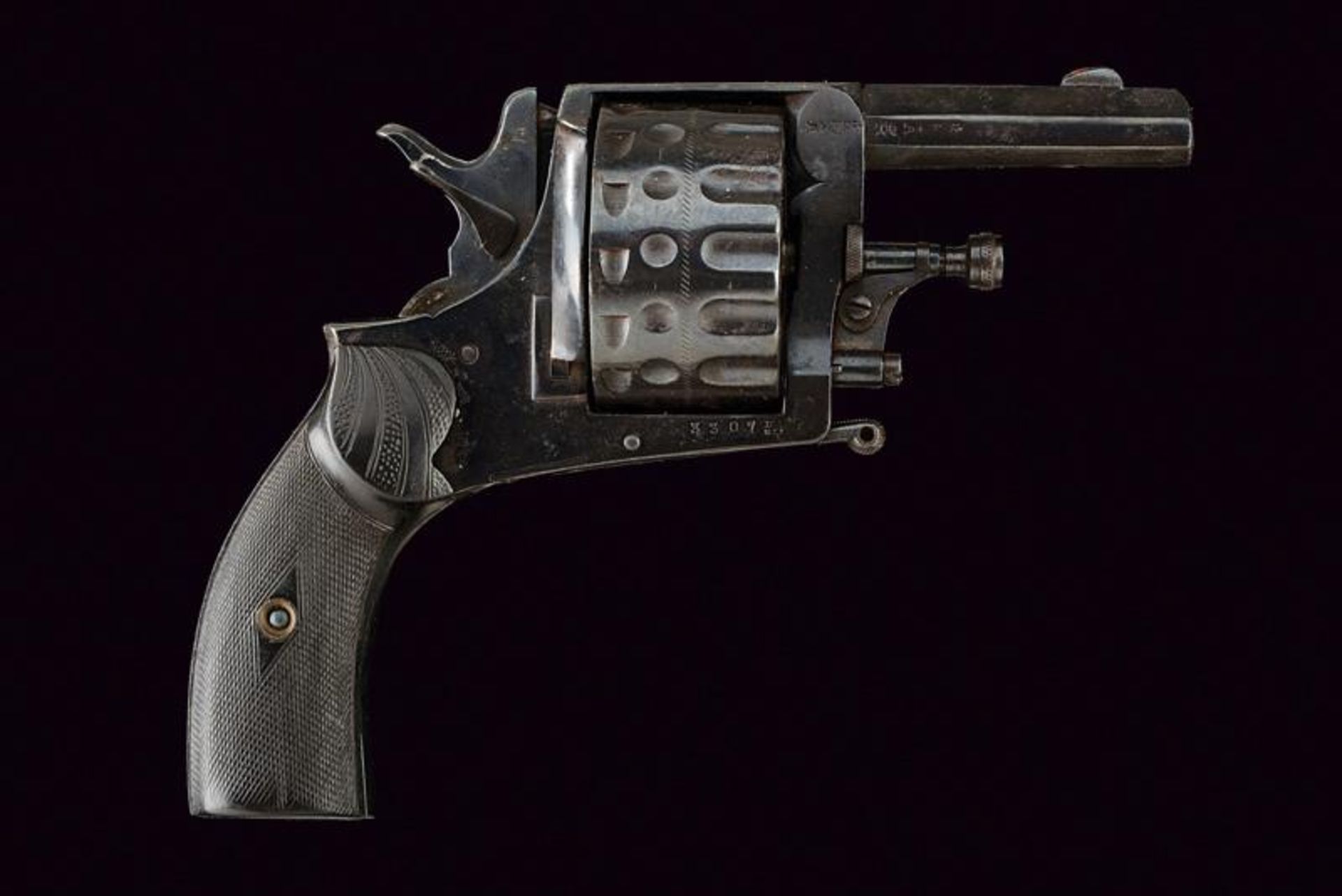 A rare 15-shot centerfire revolver - Bild 6 aus 6