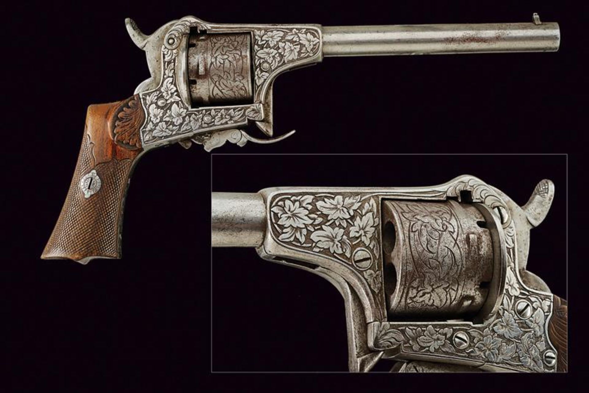 An interesting pinfire revolver