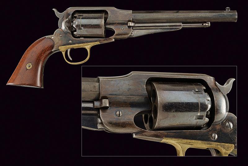 An 1858 Remington New Model Revolver
